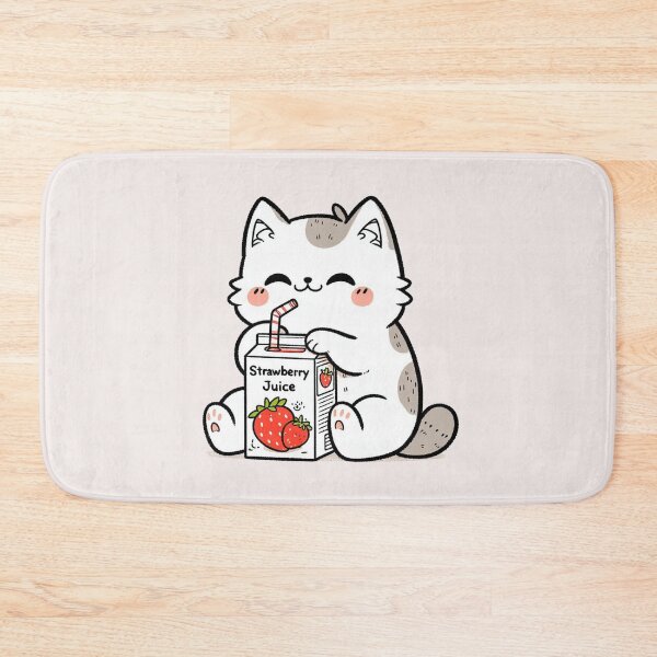 Item preview, Strawberry Juice Cat designed and sold by LemuellTrends.