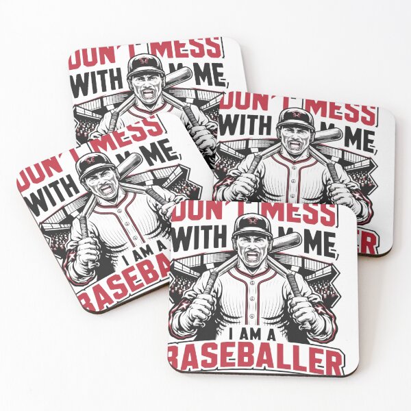 Item preview, Don't Mess with Me, I Am a Baseballer designed and sold by ahamri.