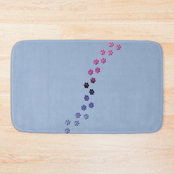 Item preview, Pawsitivily Adorable Omnisexual Pride Flag Paw Prints, Omnisexual Pride Design designed and sold by Travelslightly.