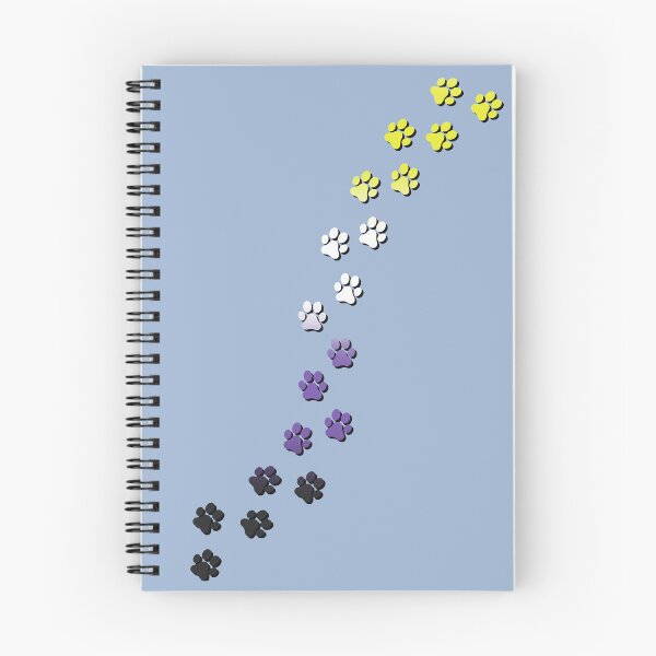 Item preview, Pawsitivily Adorable Nonbinary Pride Flag Paw Prints, Enby Pride Design designed and sold by Travelslightly.