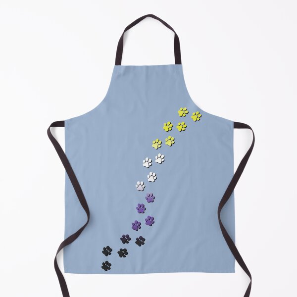 Item preview, Pawsitivily Adorable Nonbinary Pride Flag Paw Prints, Enby Pride Design designed and sold by Travelslightly.