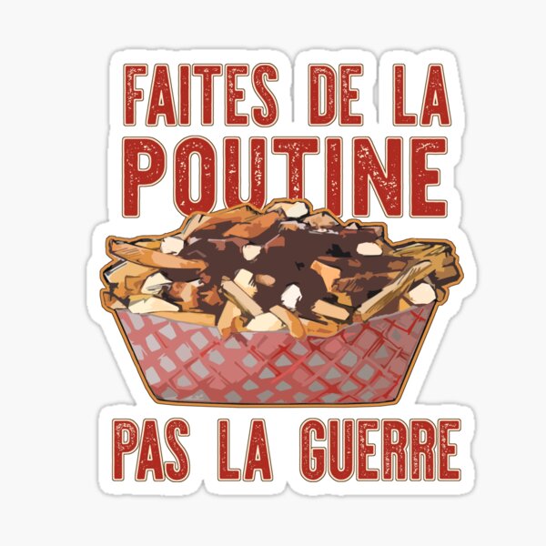 Item preview, FAITES DE LA POUTINE designed and sold by Salt & Keep.