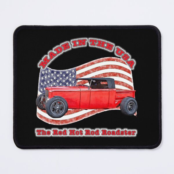 Item preview, Classic Elegance Meets Modern Muscle: The Red Hot Rod Roadster designed and sold by Michael van der Hoorn.