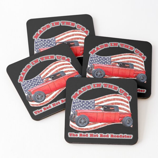 Item preview, Classic Elegance Meets Modern Muscle: The Red Hot Rod Roadster designed and sold by Michael van der Hoorn.