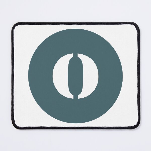 Item preview, Lowercase Alphabet O in Green Circle Modern Monogram Family Name Initial designed and sold by Ching Teoh.