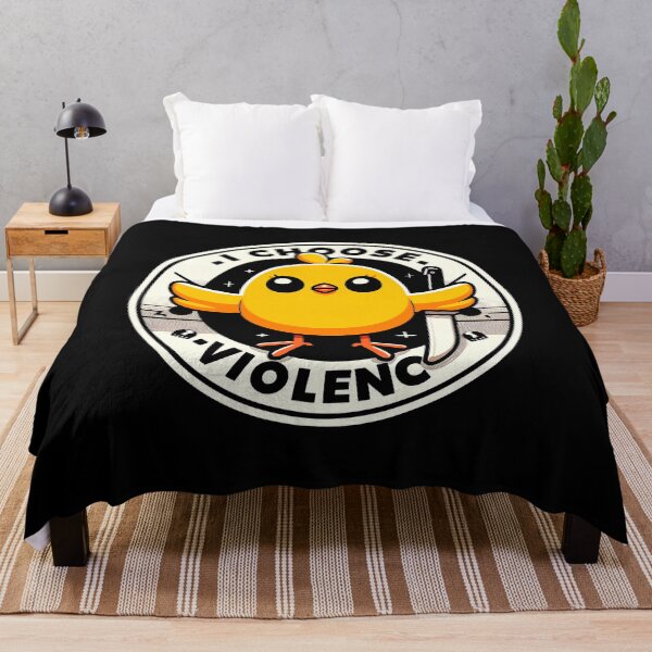 Item preview, I Choose Violence Duck | Humorous Duck Meme | Knife-Wielding Duck | Funny Animal Tee | Duck Lover Gift designed and sold by LaElee.