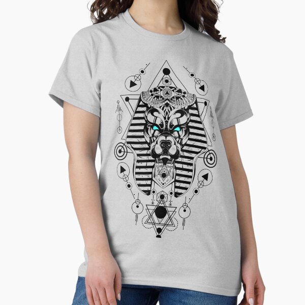 Item preview, Anubis - God of the Dead - Line Work with Blue Eyes designed and sold by PaulC71.