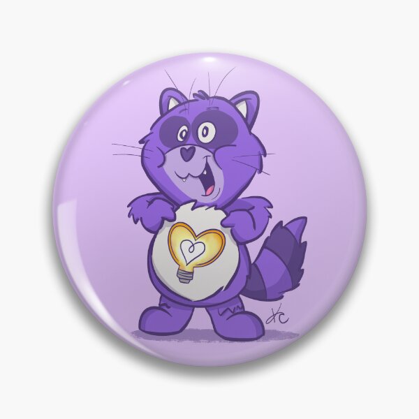 Item preview, Bright Heart Raccoon designed and sold by Oh Sweet Barnacles.