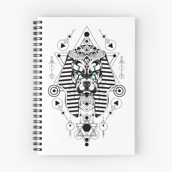 Item preview, Anubis - God of the Dead - Line Work with Blue Eyes designed and sold by PaulC71.