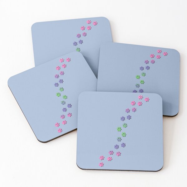 Item preview, Pawsitivily Adorable Trigender Pride Flag Paw Prints, Trigender Pride Design designed and sold by Travelslightly.