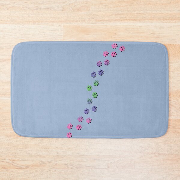 Item preview, Pawsitivily Adorable Trigender Pride Flag Paw Prints, Trigender Pride Design designed and sold by Travelslightly.
