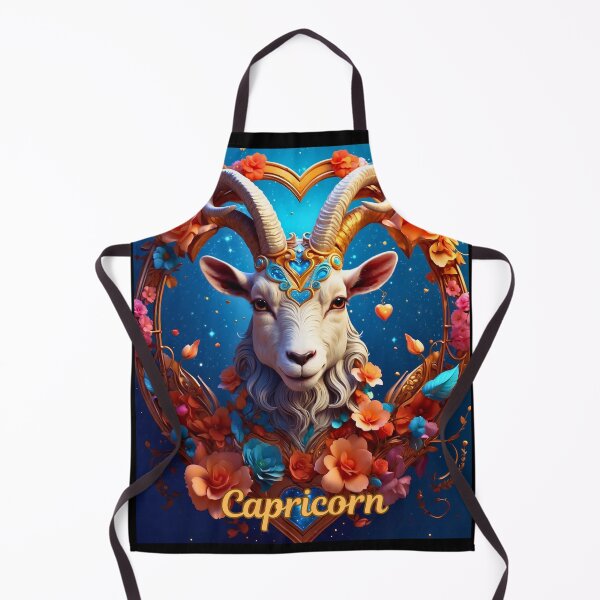 Artikelvorschau, Sternzeichen Steinbock, herzförmig entworfen und verkauft von ZodiacWonders.