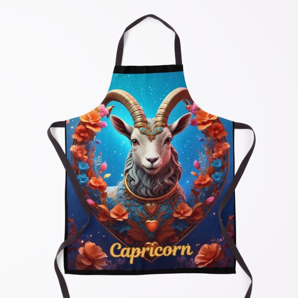 Artikelvorschau, Sternzeichen Steinbock, herzförmig entworfen und verkauft von ZodiacWonders.