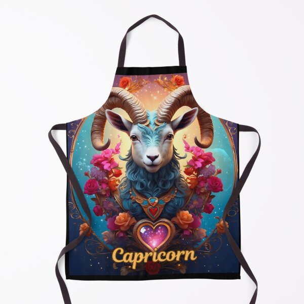Artikelvorschau, Sternzeichen Steinbock, herzförmig entworfen und verkauft von ZodiacWonders.