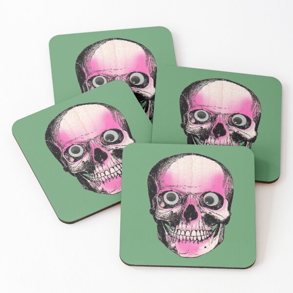Item preview, GOOGLE EYED SKULL designed and sold by skeletons-lair.