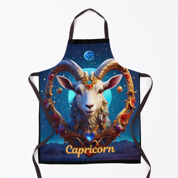 Artikelvorschau, Sternzeichen Steinbock, herzförmig entworfen und verkauft von ZodiacWonders.