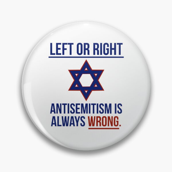 Item preview, Left or right antisemitism is always wrong  designed and sold by Rachel the Artist .
