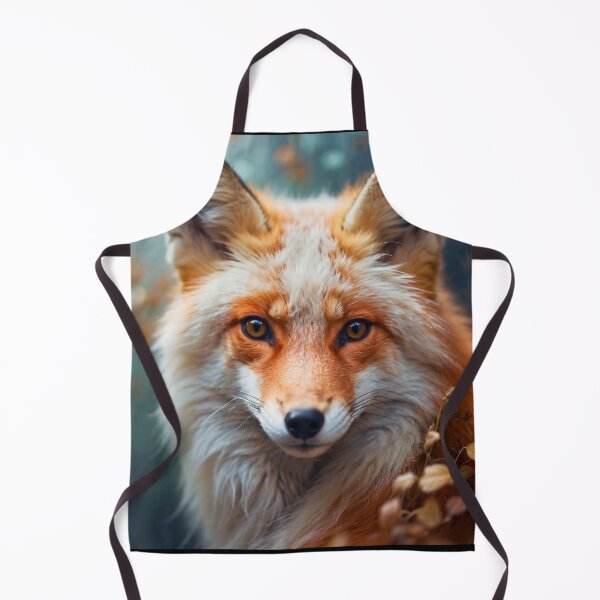 Item preview, Fox Portrait. fox white fur designed and sold by FoxVibes.