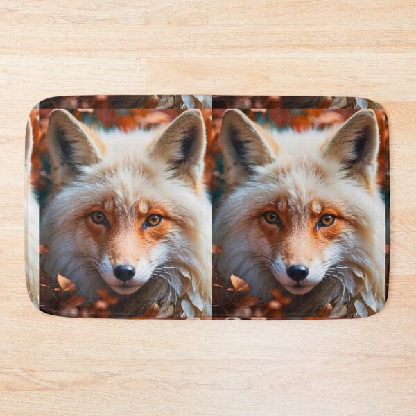Item preview, Fox Portrait. fox white fur designed and sold by FoxVibes.