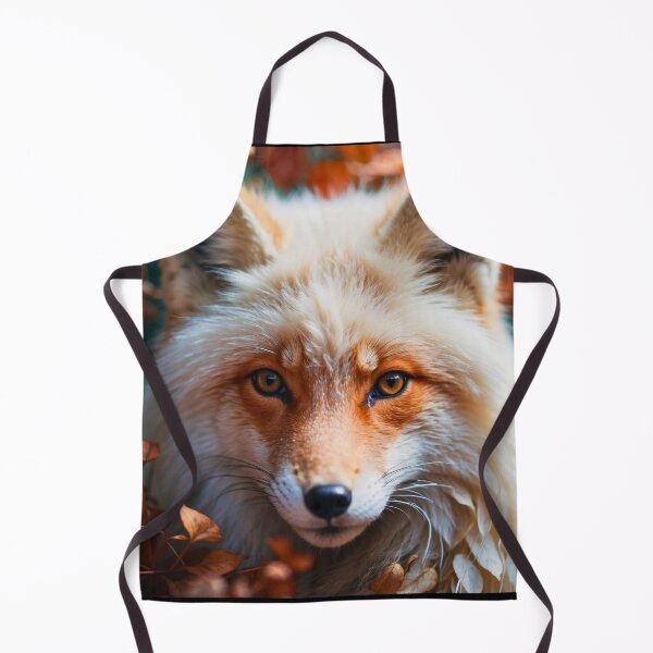 Artikelvorschau, Fuchsporträt. fuchsweißes Fell entworfen und verkauft von FoxVibes.