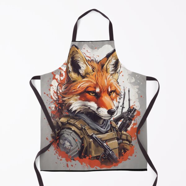 Item preview, Fox Portrait. battle fox designed and sold by FoxVibes.