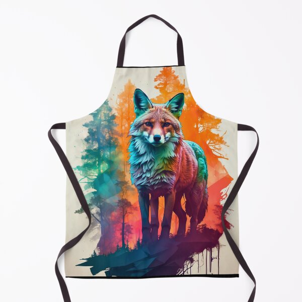 Artikelvorschau, Fuchsporträt. Fuchs-Silhouette-Wald entworfen und verkauft von FoxVibes.
