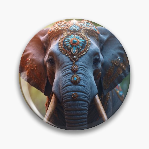 Item preview, Elephant Portrait designed and sold by ElephantVibes.