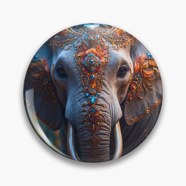 Item preview, Elephant Portrait designed and sold by ElephantVibes.