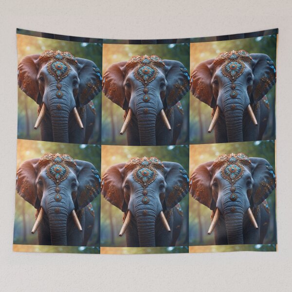 Item preview, Elephant Portrait designed and sold by ElephantVibes.