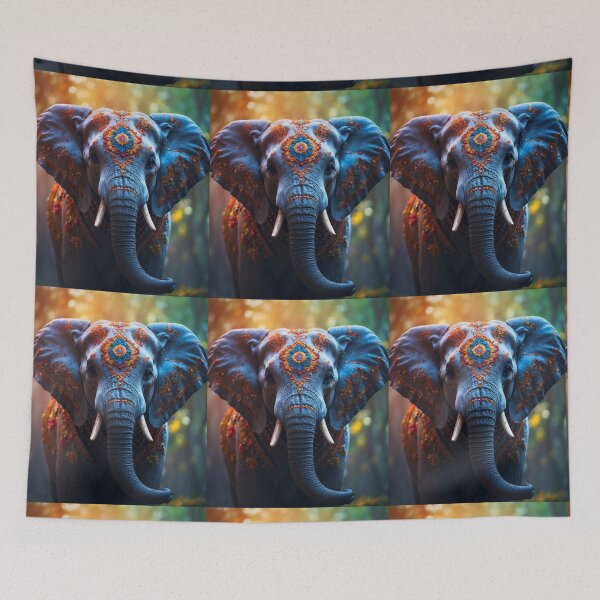 Item preview, Elephant Portrait designed and sold by ElephantVibes.