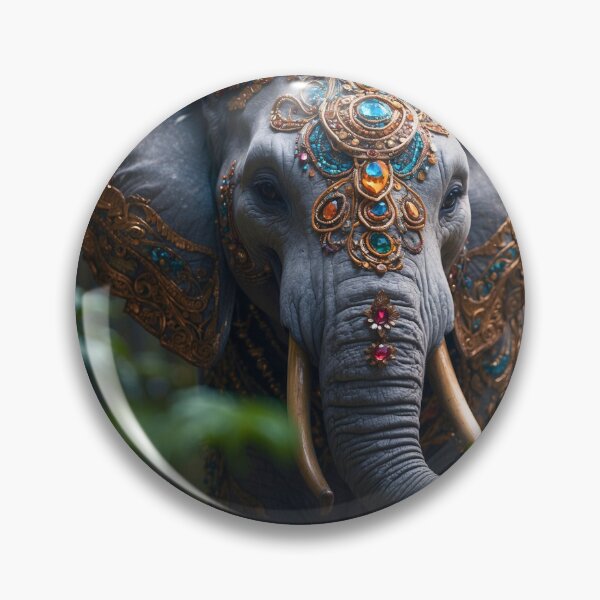 Item preview, Elephant Portrait designed and sold by ElephantVibes.