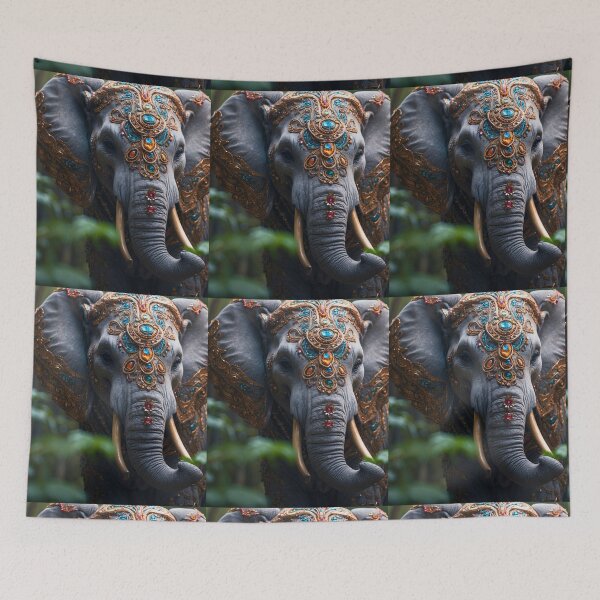 Item preview, Elephant Portrait designed and sold by ElephantVibes.