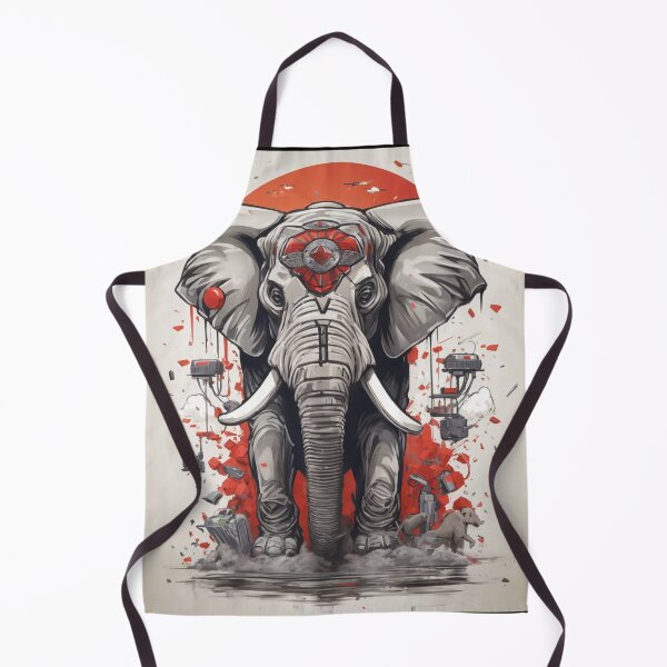Item preview, Elephant Portrait, battle elephant designed and sold by ElephantVibes.