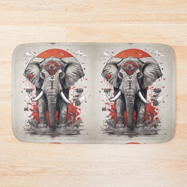 Item preview, Elephant Portrait, battle elephant designed and sold by ElephantVibes.