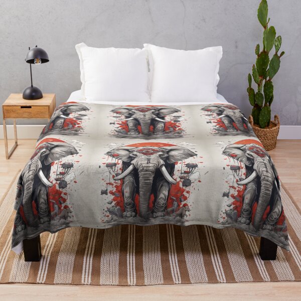 Item preview, Elephant Portrait, battle elephant designed and sold by ElephantVibes.