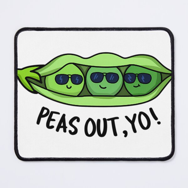 Item preview, Peas Out Yo Funny Peas Puns designed and sold by JohnsonBoehm.