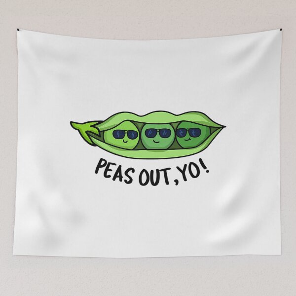 Item preview, Peas Out Yo Funny Peas Puns  designed and sold by JohnsonBoehm.