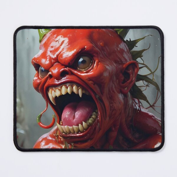 Item preview, The Scary Chili Pepper Monster designed and sold by TheArtOfPat.