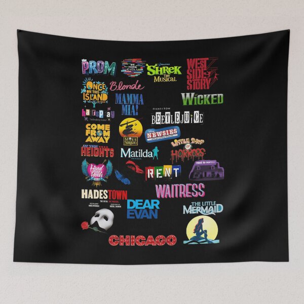 Item preview, Musical Theater Sticker Inspired by Broadway Shows  designed and sold by JohnsonBoehm.