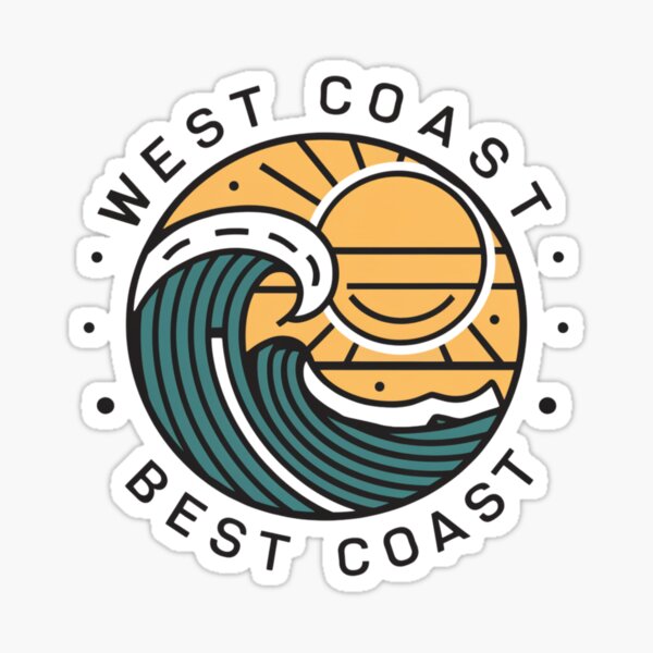 Item preview, West Coast, Best Coast designed and sold by trendybutterfly.