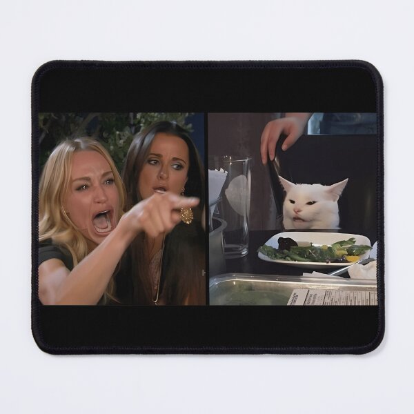 Item preview, Woman Yelling At Cat Meme designed and sold by Maybeckman.