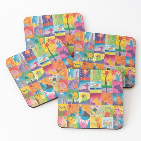 Item preview, Child Drawing Kid Children Doodle Imagination Creativity Freedom Expression Love Sun Animals Trees Colorful Birds designed and sold by Sarcastic Narwhal.