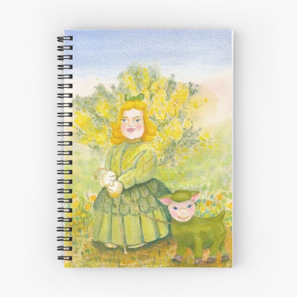 Item preview, Shepherdess and Lamb Watercolour designed and sold by STHoganArtist.