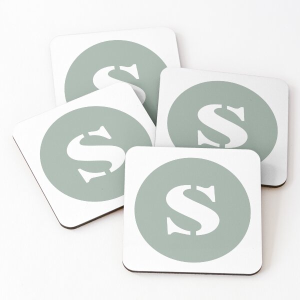 Item preview, Lowercase Alphabet S in Green Circle Modern Monogram Family Name Initial designed and sold by Ching Teoh.