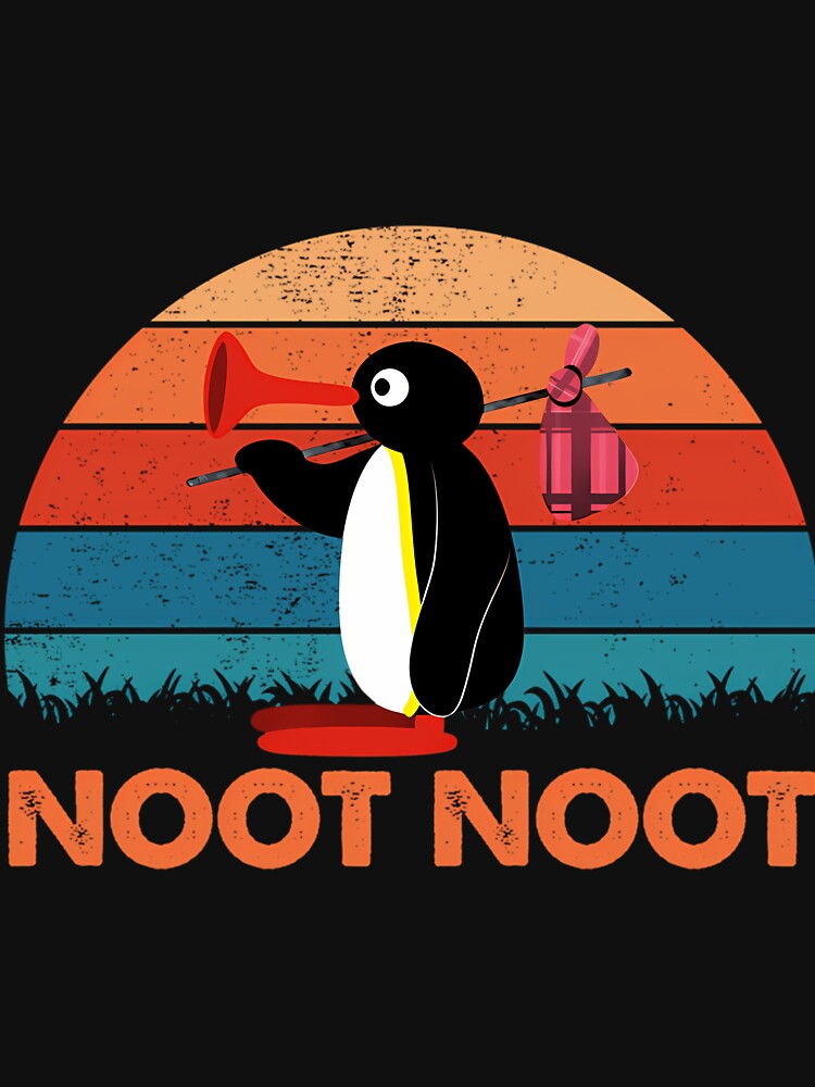 Imagen 7 de 7, Camiseta esencial con la obra Noot Noot Pingu - Retro Vintage Animal Lindo, diseñada y vendida por Henriath.