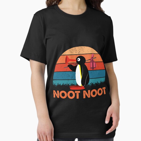 Vista previa del artículo con la obra «Noot Noot Pingu - Retro Vintage Animal Lindo», diseñado y vendido por Henriath.