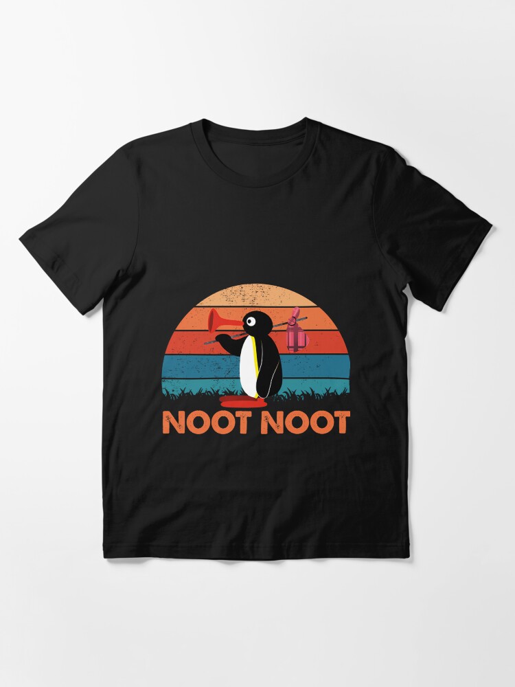 Imagen 3 de 7, Camiseta esencial con la obra Noot Noot Pingu - Retro Vintage Animal Lindo, diseñada y vendida por Henriath.