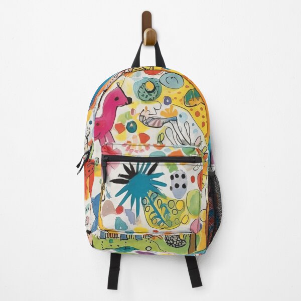 Item preview, Child Drawing Kid Children Doodle Imagination Creativity Freedom Expression Love Sun Animals Trees Colorful Birds designed and sold by Sarcastic Narwhal.