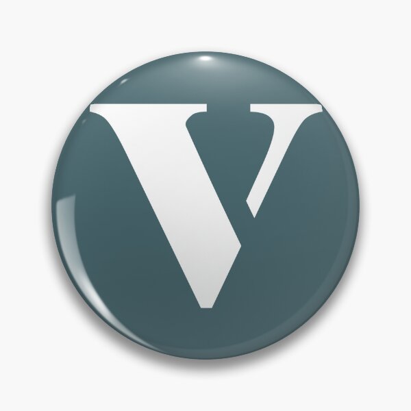 Item preview, Lowercase Alphabet V in Green Circle Modern Monogram Family Name Initial designed and sold by Ching Teoh.