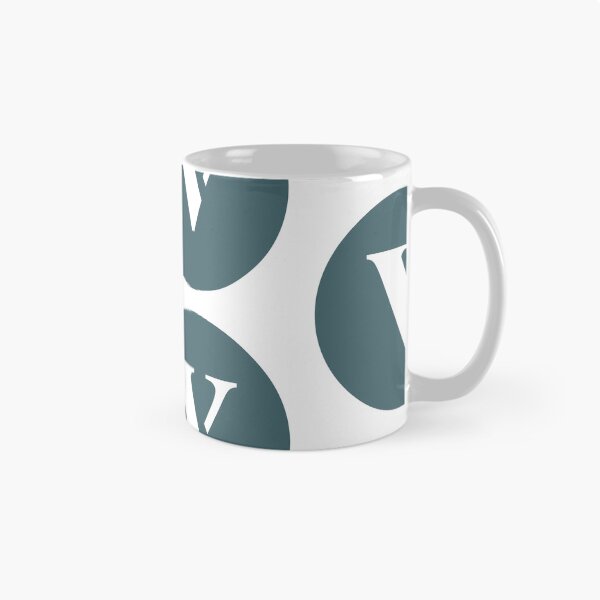 Item preview, Lowercase Alphabet V in Green Circle Modern Monogram Family Name Initial designed and sold by Ching Teoh.
